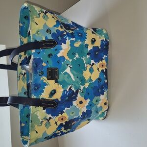 Dooney & Bourke LIMITED SOMERSET EDITION Vibrant Floral Tote.